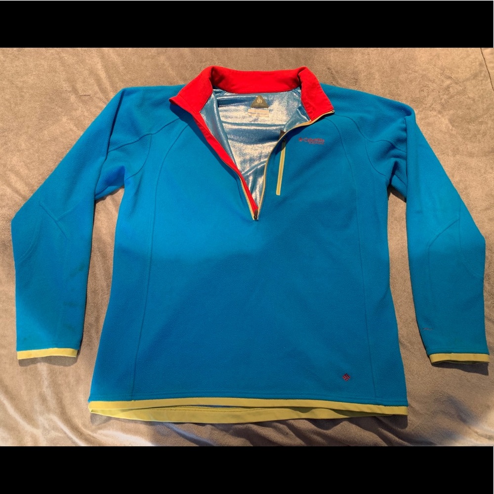 Columbia, Titanium, Omniheat Tech, Fleece 1/4 zip